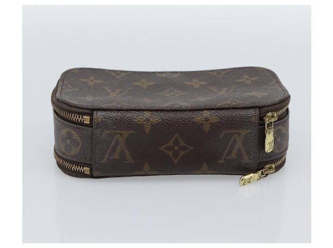 LOUIS VUITTON Monogram Trousse Brush PM Beauty Case M47510 LV Auth 189220 Monogramma - vista 6
