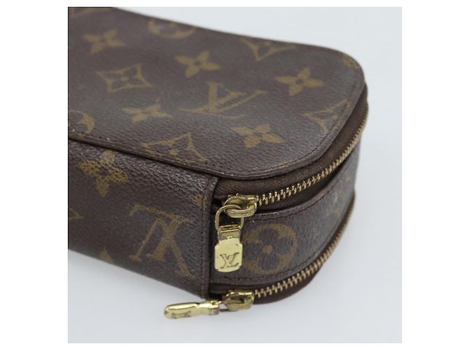 LOUIS VUITTON Monogram Trousse Brush PM Beauty Case M47510 LV Auth 189220 Monogramma - vista 7
