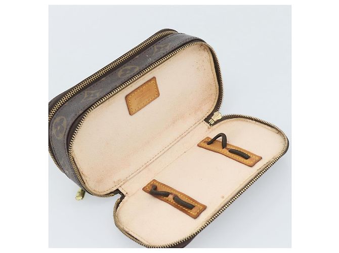 LOUIS VUITTON Monogram Trousse Brush PM Beauty Case M47510 LV Auth 189220 Monogramma - vista 9