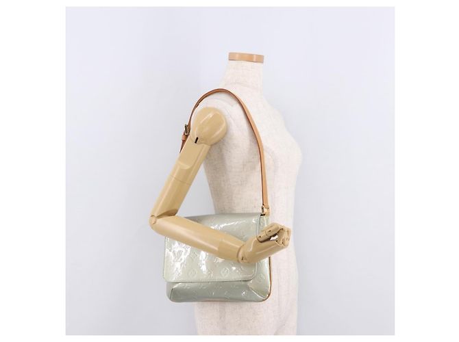 LOUIS VUITTON Monogram Vernis Thompson Street Bag Gris M91008 LV Auth 188483V Grigio - vista 23