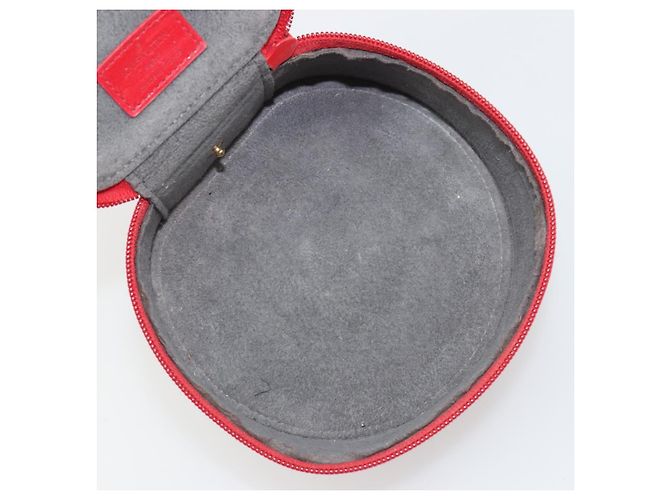 LOUIS VUITTON Epi Ecrin Bijoux 12 Caixa de Joias Vermelha M48207 LV Auth 186404 Vermelho - vista 11