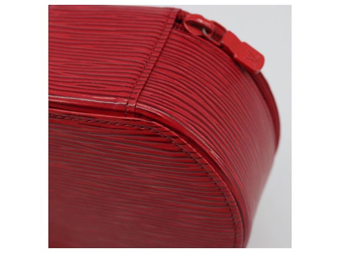 LOUIS VUITTON Epi Ecrin Bijoux 12 Caixa de Joias Vermelha M48207 LV Auth 186404 Vermelho - vista 15