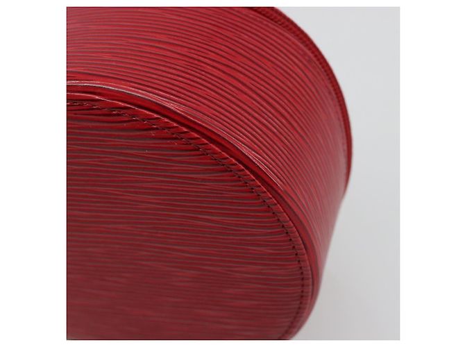 LOUIS VUITTON Epi Ecrin Bijoux 12 Caixa de Joias Vermelha M48207 LV Auth 186404 Vermelho - vista 7
