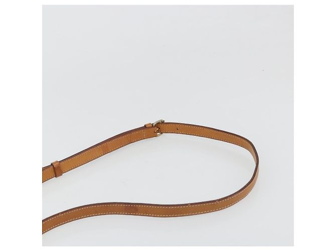 Céline Borsa a tracolla CELINE Macadam Canvas PVC Pelle Marrone Oro Aut 187817 D'oro - vista 8