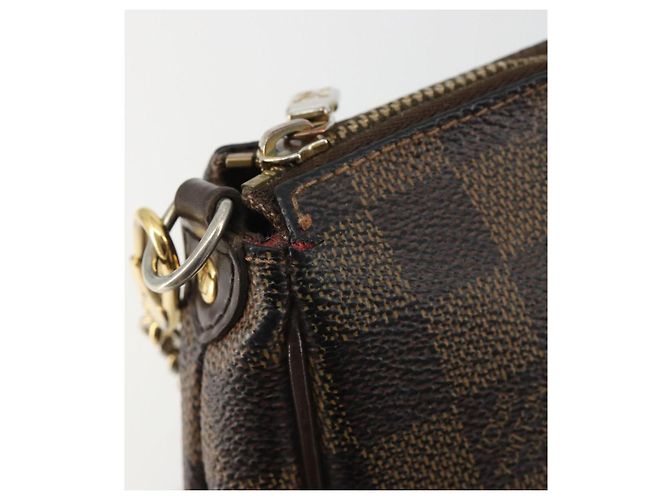 LOUIS VUITTON Borsa a spalla Damier Ebene Eva N55213 LV Auth 188452 - vista 10