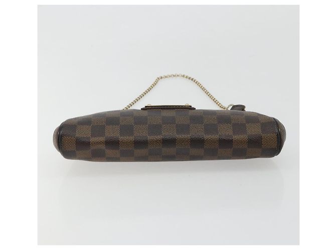 LOUIS VUITTON Borsa a spalla Damier Ebene Eva N55213 LV Auth 188452 - vista 5