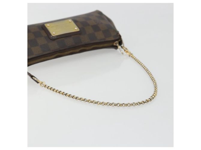 LOUIS VUITTON Borsa a spalla Damier Ebene Eva N55213 LV Auth 188452 - vista 7