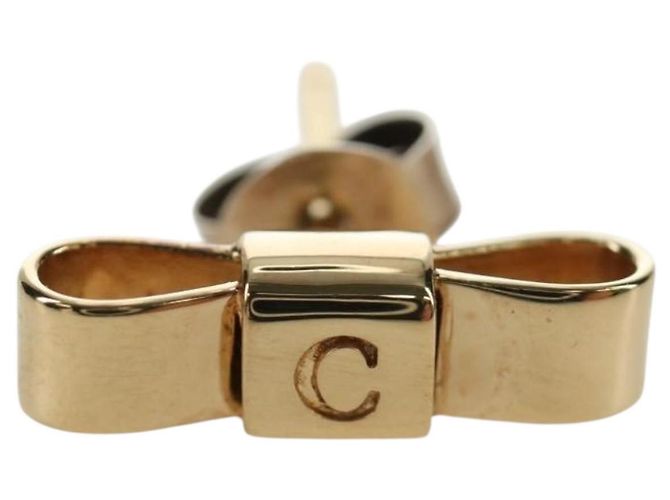 Chloé Chloe Pierce metallo Oro Auth SW2371 D'oro - vista 11