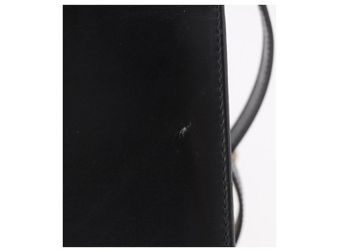 Borsa a mano Salvatore Ferragamo in pelle 2way nera oro Auth 188257 Nero D'oro - vista 3