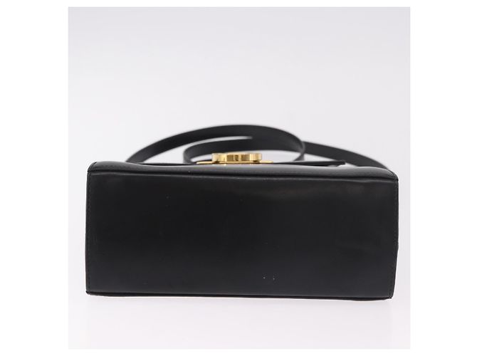 Borsa a mano Salvatore Ferragamo in pelle 2way nera oro Auth 188257 Nero D'oro - vista 6