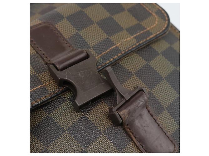 LOUIS VUITTON Damier Ebene Pochette Merwiel Shoulder Bag N51127 LV Auth BA13611 - view 10
