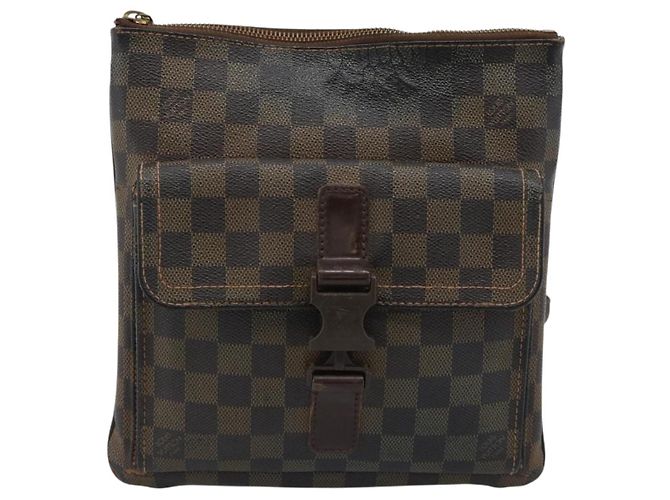 LOUIS VUITTON Damier Ebene Pochette Merwiel Shoulder Bag N51127 LV Auth BA13611 - view 13