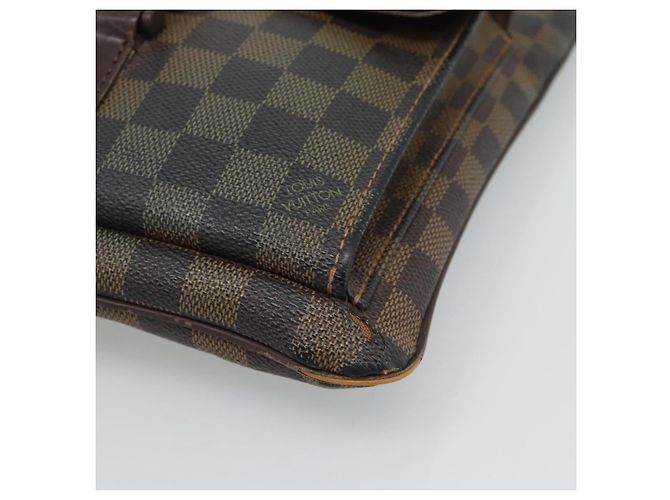 LOUIS VUITTON Damier Ebene Pochette Merwiel Shoulder Bag N51127 LV Auth BA13611 - view 15