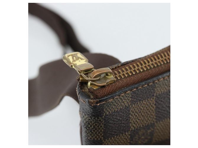 LOUIS VUITTON Damier Ebene Pochette Merwiel Shoulder Bag N51127 LV Auth BA13611 - view 20