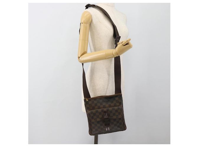 LOUIS VUITTON Damier Ebene Pochette Merwiel Shoulder Bag N51127 LV Auth BA13611 - view 25