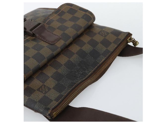 LOUIS VUITTON Damier Ebene Pochette Merwiel Shoulder Bag N51127 LV Auth BA13611 - view 6