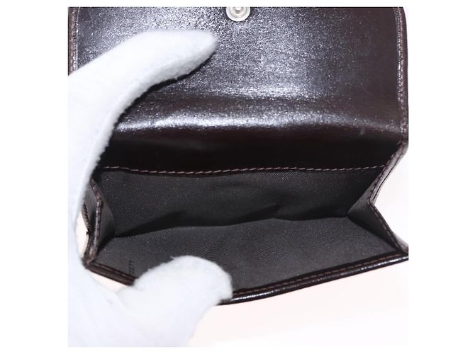 FENDI Zucca Canvas Bifold Wallet Black Brown Auth 187886V - view 11