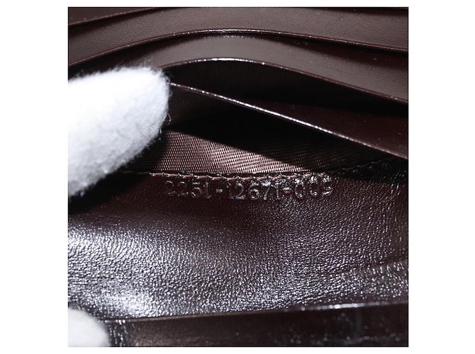FENDI Zucca Canvas Bifold Wallet Black Brown Auth 187886V - view 12
