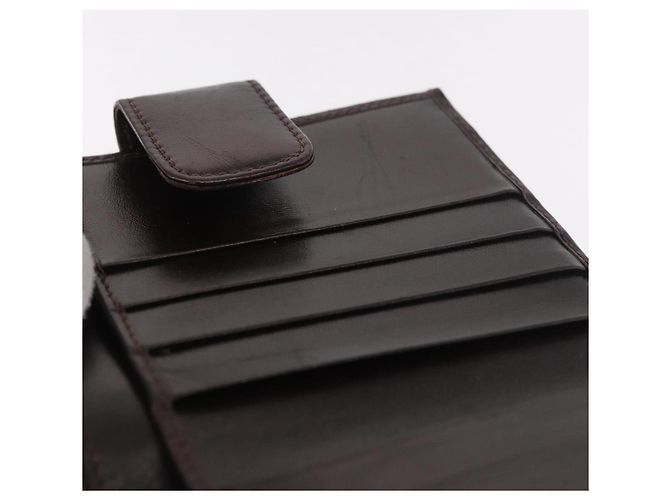 FENDI Zucca Canvas Bifold Wallet Black Brown Auth 187886V - view 18