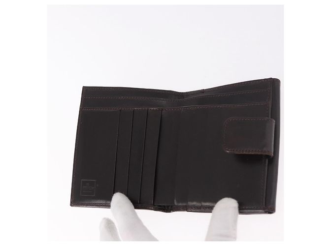 FENDI Zucca Canvas Bifold Wallet Black Brown Auth 187886V - view 8
