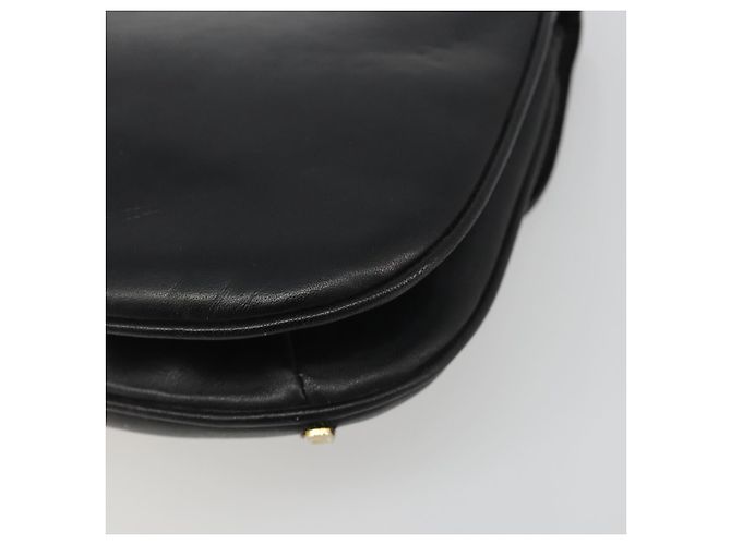 Céline Borsa a Spalla con Catena CELINE in Pelle Nera e Oro Auth 188237 Nero D'oro - vista 15