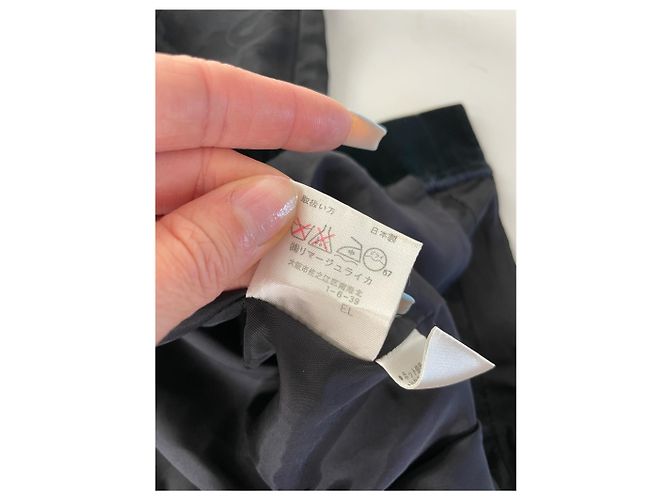 First Vintage Balenciaga Seidenrock mit schwarzem Samtbund - Ansicht 6