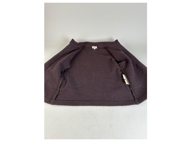 First Giacca in nylon e lana vintage Balenciaga Marrone scuro M - vista 5