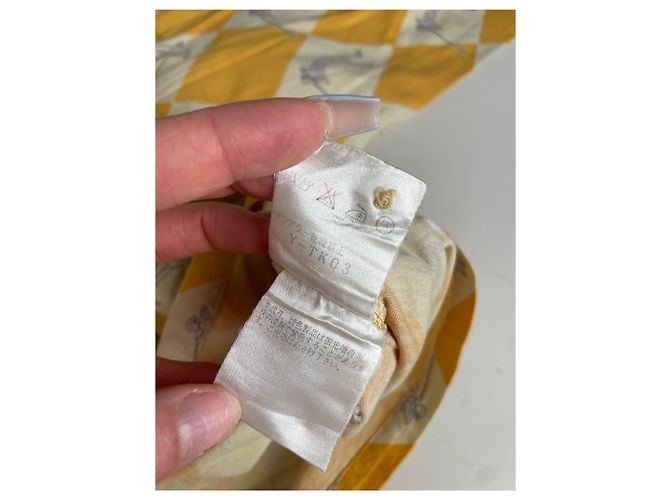 Polo in Cotone Vintage Dior Giallo Crema L - vista 10