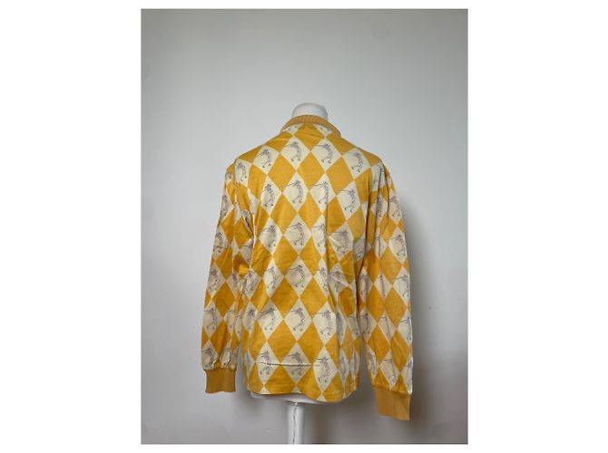 Polo in Cotone Vintage Dior Giallo Crema L - vista 12
