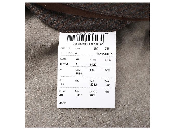 Corneliani Seide-Kaschmir Weste, Größe 50 IT Braun - Ansicht 11