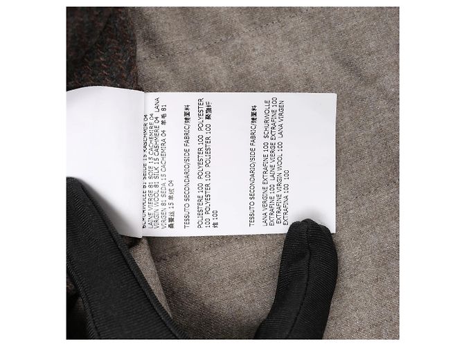 Corneliani Seide-Kaschmir Weste, Größe 50 IT Braun - Ansicht 13