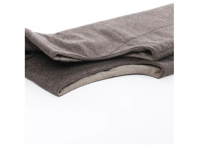 Corneliani Seide-Kaschmir Weste, Größe 50 IT Braun - Ansicht 7
