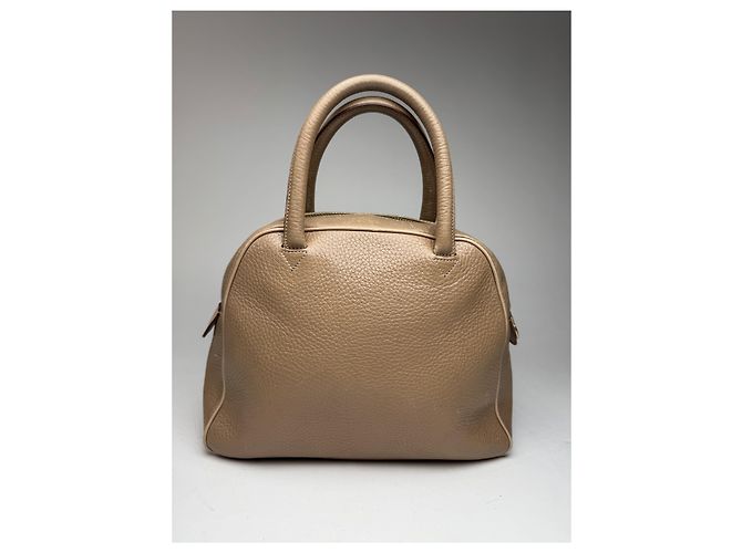 16 Céline Vintage Celine Paris Leder Tasche Hellbraun - Ansicht 8