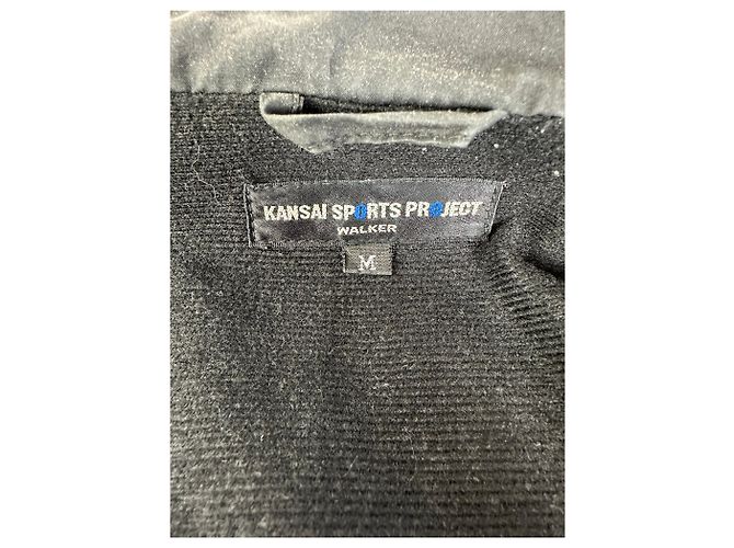 Autre Marque Giacca in nylon Vintage Kansai Yamamoto con logo Nera M Nero - vista 8