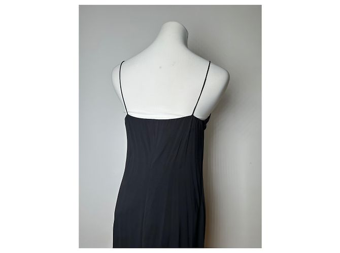 Vintage Loewe Seidenkleid Schwarz S - Ansicht 11