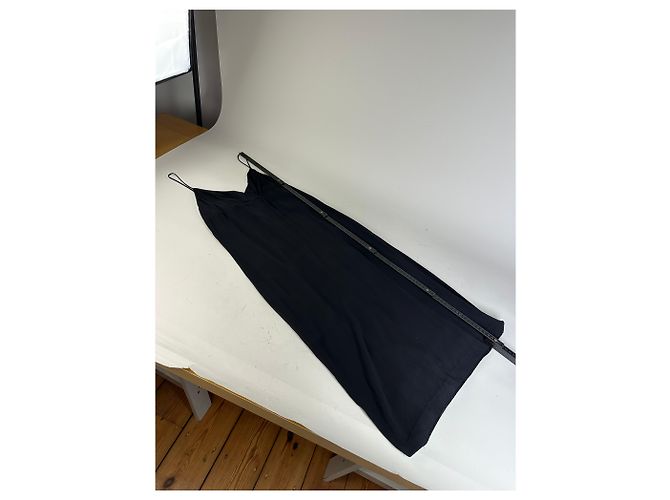 Vintage Loewe Seidenkleid Schwarz S - Ansicht 5