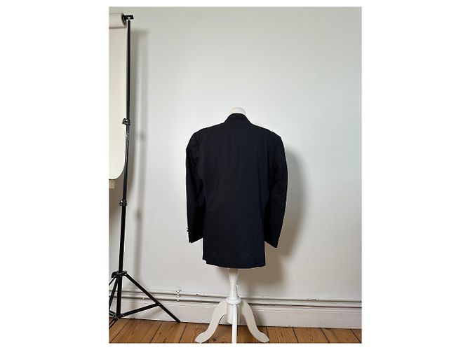 Vintage Dior Men's Wool Blend Blazer Navy XL Navy blue - view 3