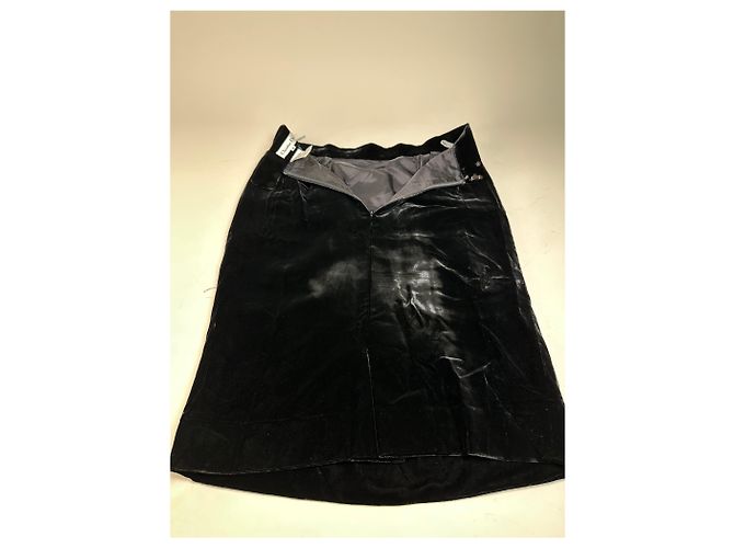 Gonna di velluto vintage Dior Nera c. anni 2000 M Nero - vista 7