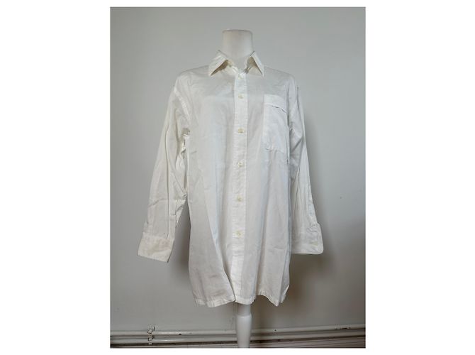 Camicia Vintage Dior in misto cotone da uomo Bianco XL - vista 11