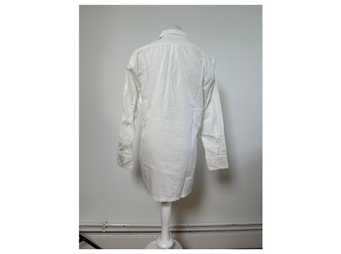 Camicia Vintage Dior in misto cotone da uomo Bianco XL - vista 12
