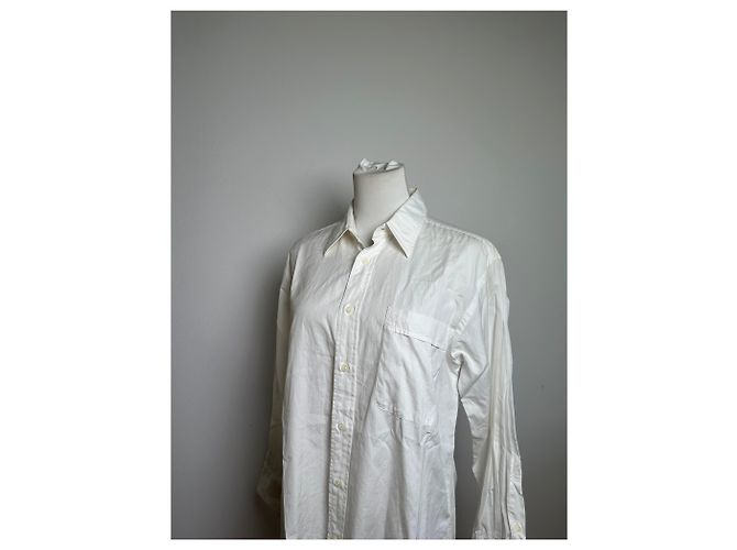 Camicia Vintage Dior in misto cotone da uomo Bianco XL - vista 5
