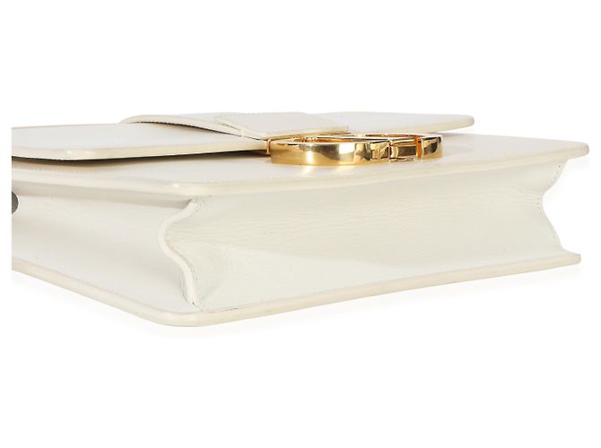 Borsa a patta 30 Montaigne in vitello liscio bianco Christian Dior - vista 7