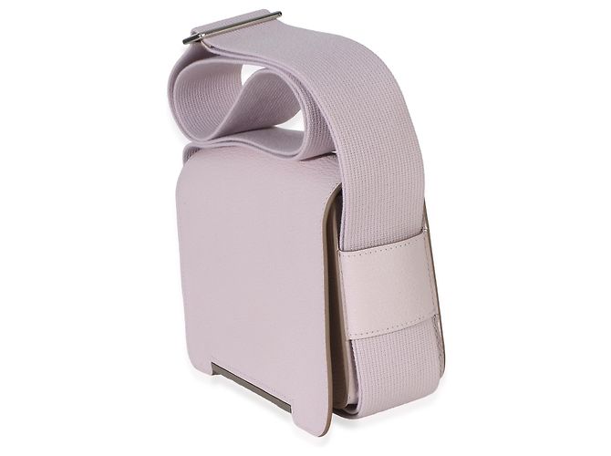 Hermès Mauve Pale Chai Verso Chevre Mysore Geta PHW Rosa - vista 3