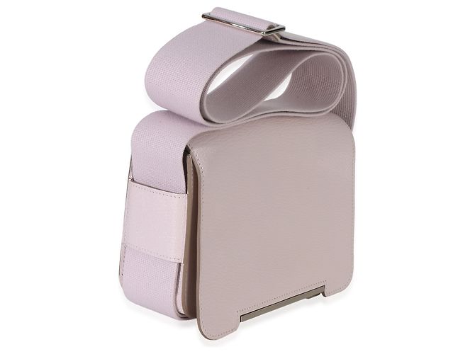 Hermès Mauve Pale Chai Verso Chevre Mysore Geta PHW Rosa - vista 4
