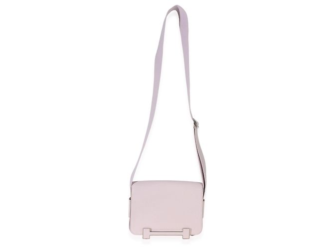 Hermès Mauve Pale Chai Verso Chevre Mysore Geta PHW Rosa - vista 5