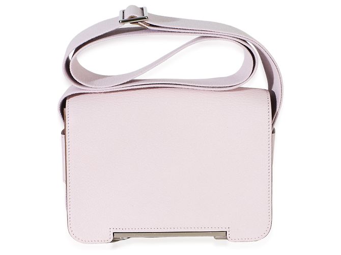 Hermès Mauve Pale Chai Verso Chevre Mysore Geta PHW Rosa - vista 8