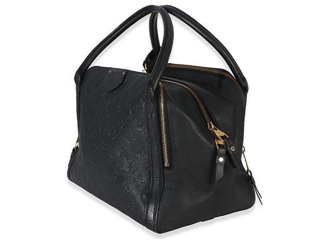 Louis Vuitton Marais MM in Monogram Empreinte nero - vista 3