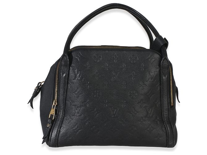 Louis Vuitton Marais MM in Monogram Empreinte nero - vista 4