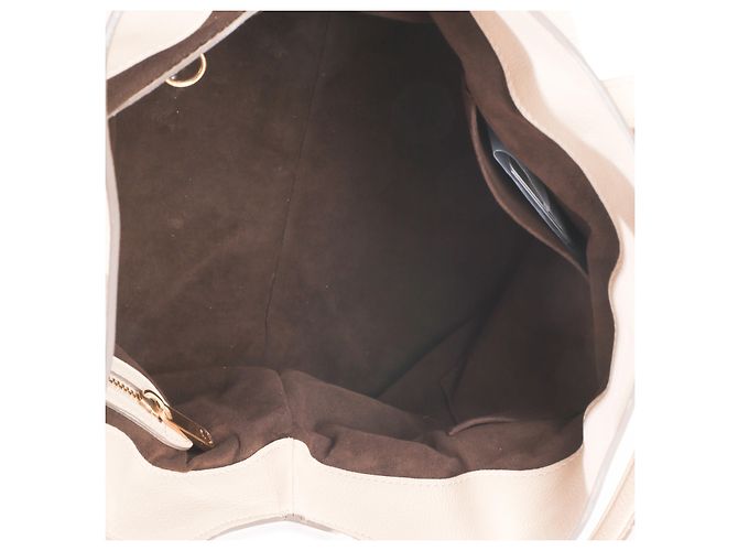 Louis Vuitton Coquille Monogram Mahina Cirrus PM Beige - vista 5