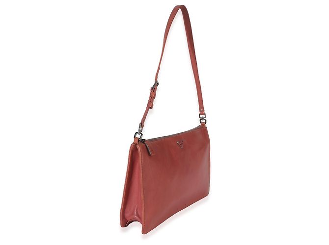 Pochette Prada Vintage Pink Bufalino Chic Rosa - vista 4